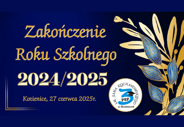 Uroczyste zakończenie roku szkolnego 2024/2025
