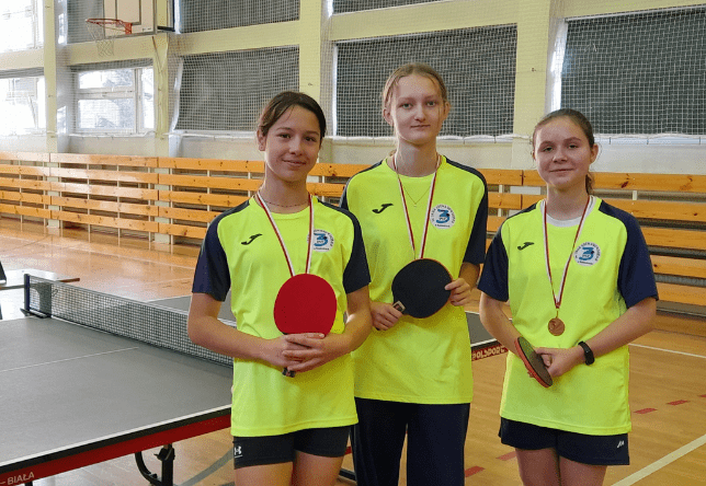 TURNIEJ TENISA STOŁOWEGO DZIEWCZĄT KLAS VIII I VII