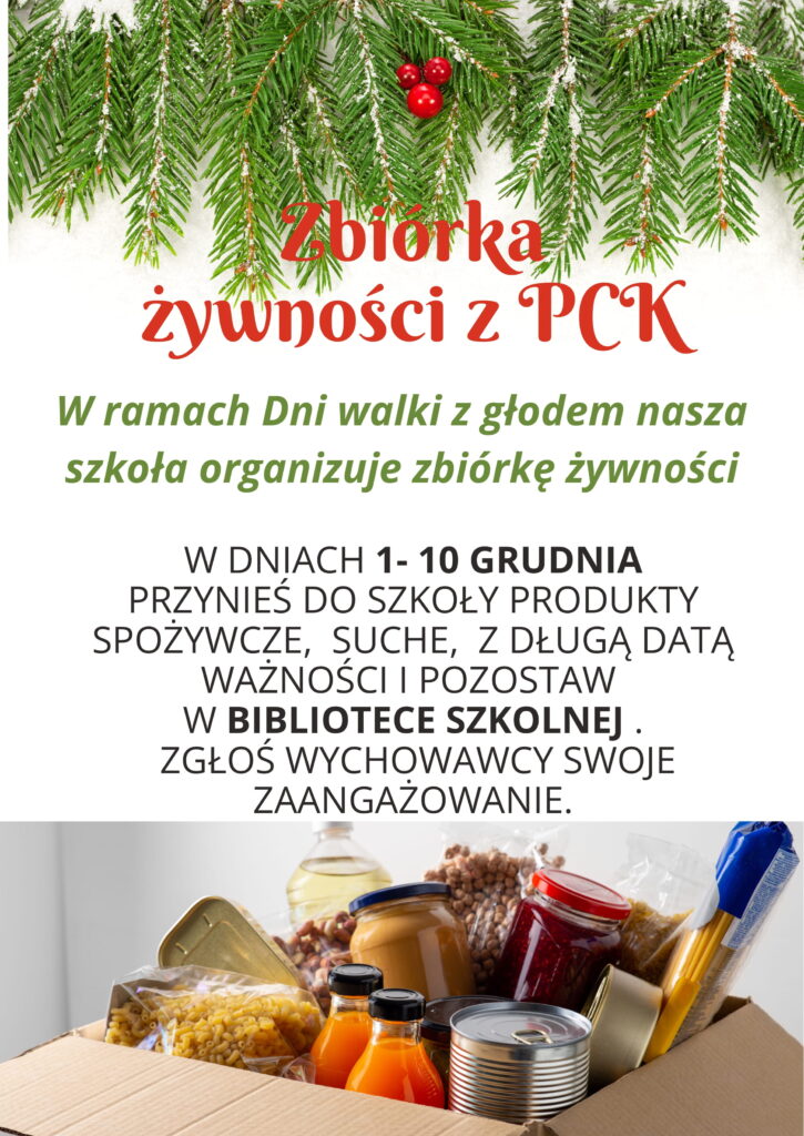Zbiórka żywności z PCK