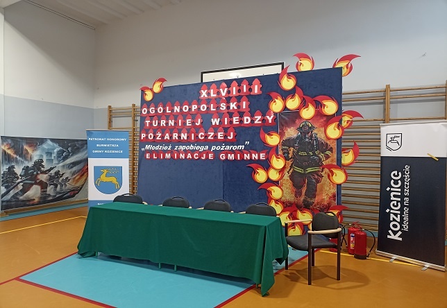XLVIII Ogólnopolski Turniej Wiedzy Pożarniczej "Młodzież zapobiega pożarom" eliminacje gminne w PSP3 Kozienice