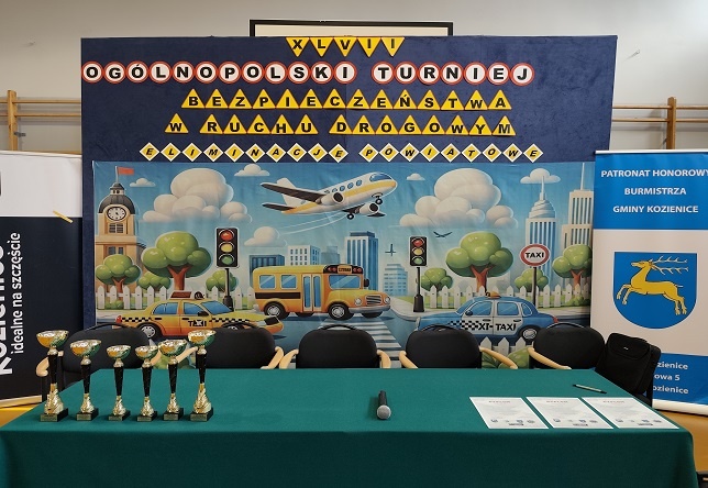 Eliminacje powiatowe XLVII Ogólnopolskiego Turnieju Bezpieczeństwa w Ruchu Drogowym, które odbyły się 9.04.2026r. w Publicznej Szkole Podstawowej nr 3 z Oddziałami Integracyjnymi w Kozienicach