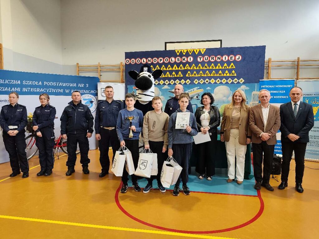 Eliminacje powiatowe XLVII Ogólnopolskiego Turnieju Bezpieczeństwa w Ruchu Drogowym, które odbyły się 9.04.2026r. w Publicznej Szkole Podstawowej nr 3 z Oddziałami Integracyjnymi w Kozienicach