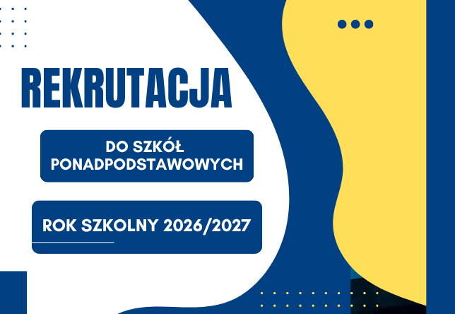 Rekrutacja do szkół ponadpodstawowych