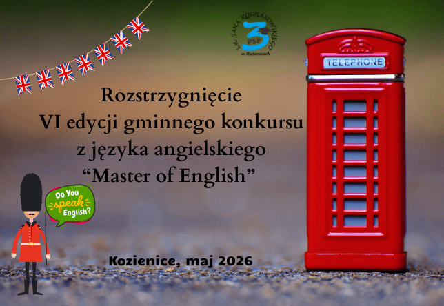 Konkurs z języka angielskiego – "Master of English