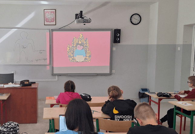 uczniowie biorący udział  w Programie „Przyjazna Szkoła. Dobrostan.”