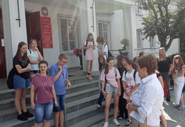  uczniowie klas 7c i 7d odwiedzili Urząd Miejski w ramach lekcji doradztwa zawodowego.